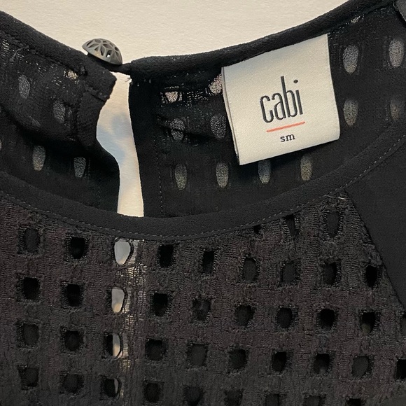 CAbi  Zebra Print Sleeveless Top Sz Sm - Picture 3 of 7